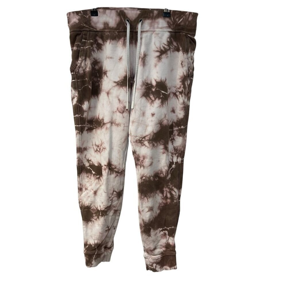 Lululemon Women’s Warm Down Jogger Mid Rise Size 10 W5CZ5S Earth Dye Sand